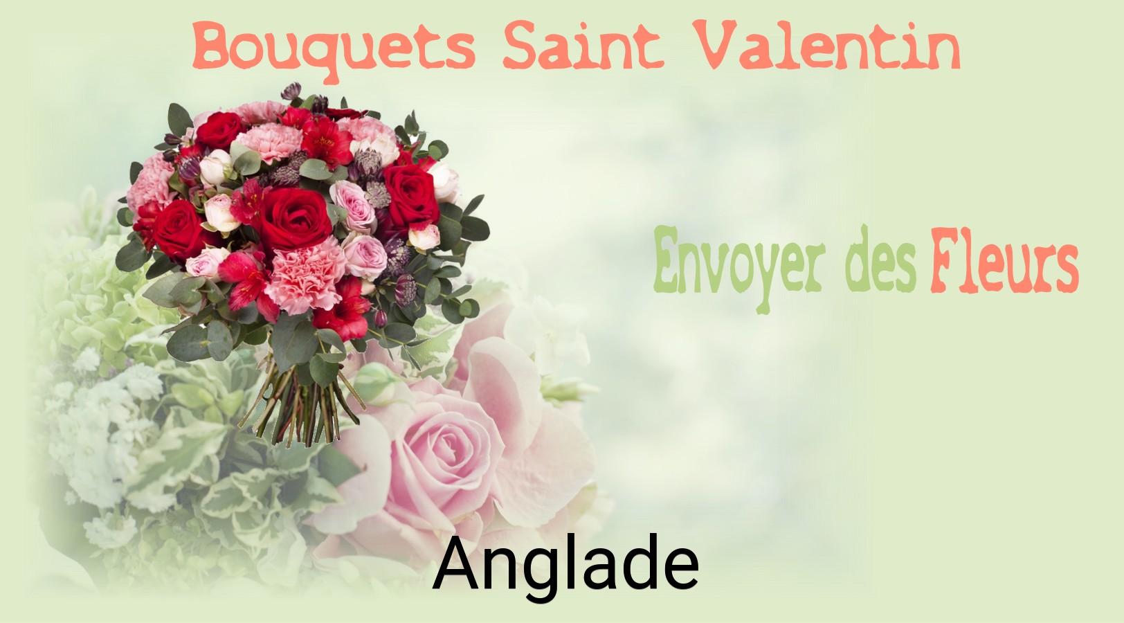Roses de Saint-Valentin livrées à Anglade